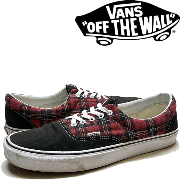 1点物◇バンズVANSエラERAチェック柄スニーカー古着13メンズ31 1点物◇バンズVANSエラERAチェック柄スニーカー古着13メンズ31