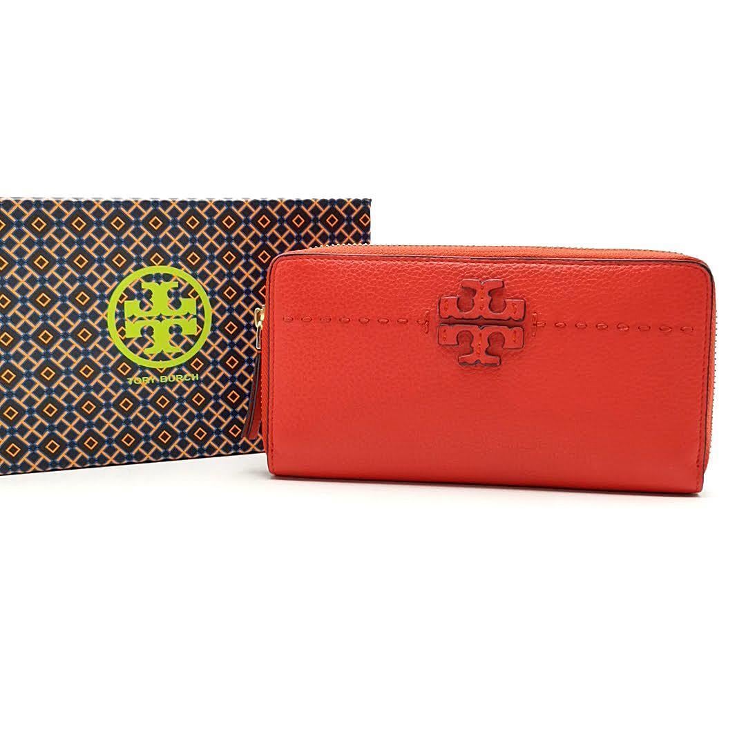 美品　Tory Burch　本革　長財布