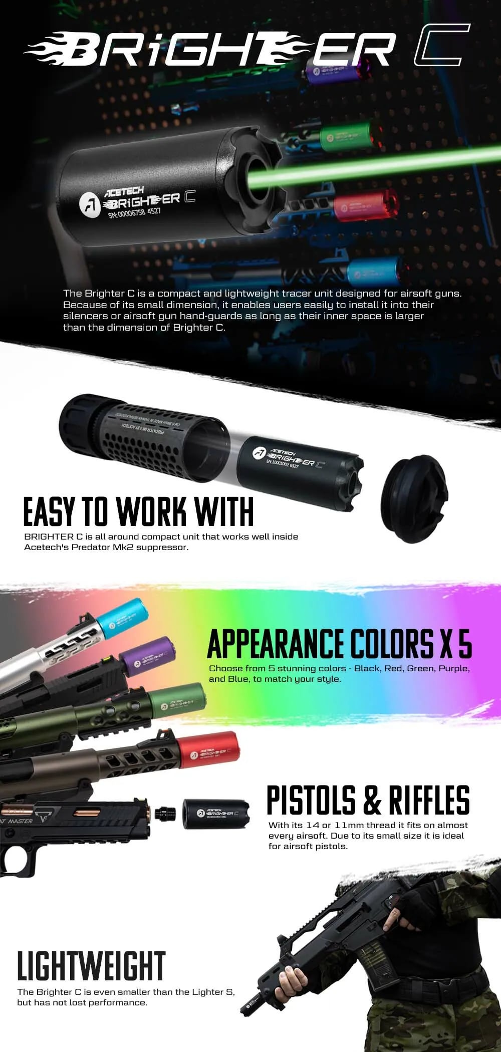 ACETECH】 Brighter C | GunPlay'sWorks
