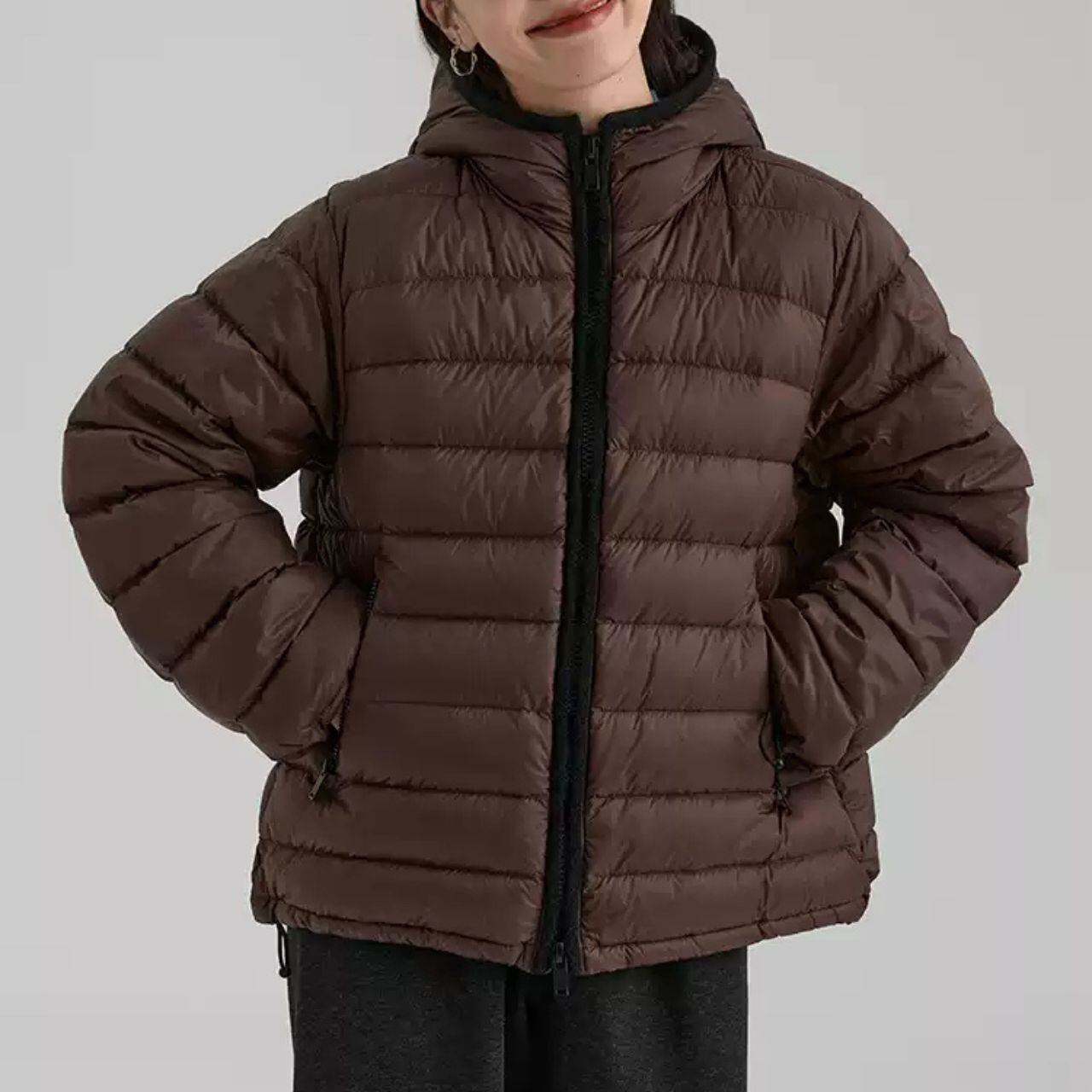 リブテクスチャーダウンジャケット N00013