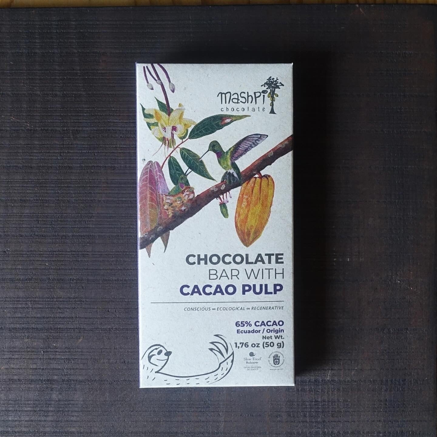 マシュピの森のチョコレート／カカオ果実シロップカカオ　６５％