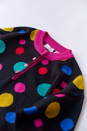 Neon dots sweater