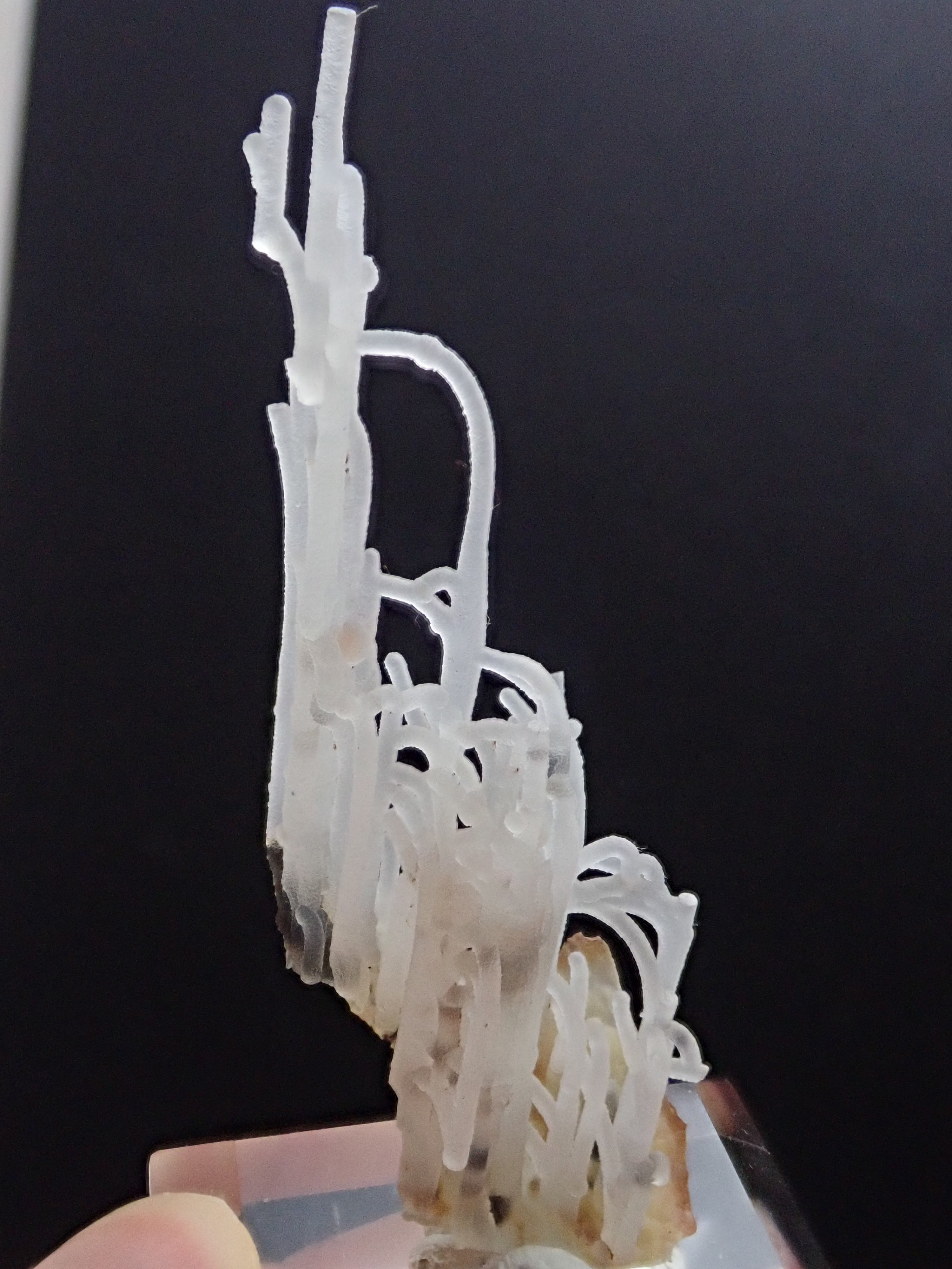 新産】異型カルセドニー＆(ピンクフローライト) 玉髄 蛍石 原石 標本
