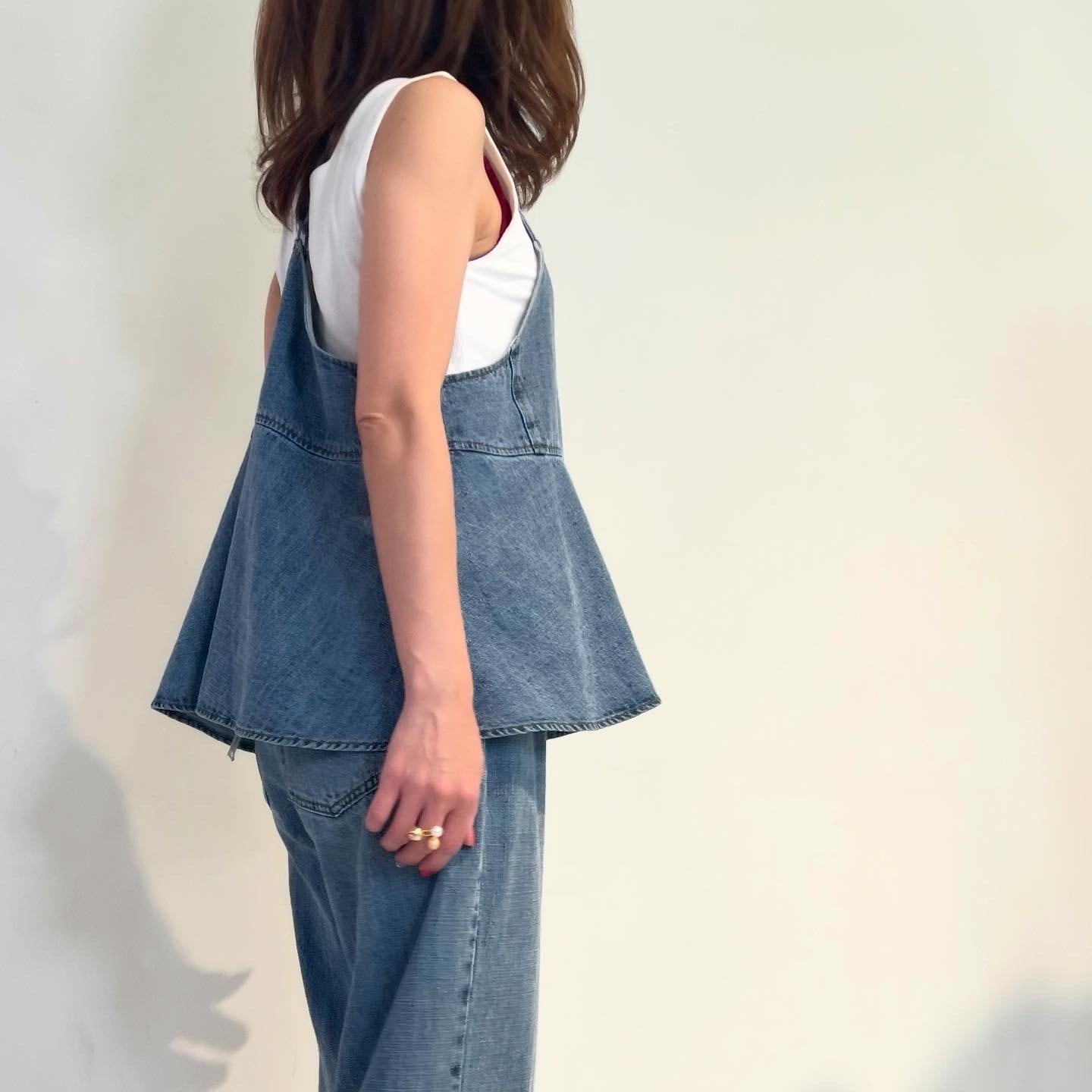 ayaneデニム ストラップ付きビスチェ ayaneデニム ストラップ付きビスチェの通販はau PAY マーケット - 輸入