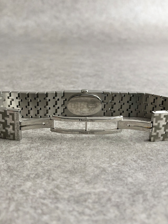 Christian Dior クリスチャン ディオール 腕時計 D70-100 シルバー ステンレススチール クウォーツ vintage ヴィンテージ オールド f7cub2