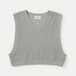 Rib vest/Grey