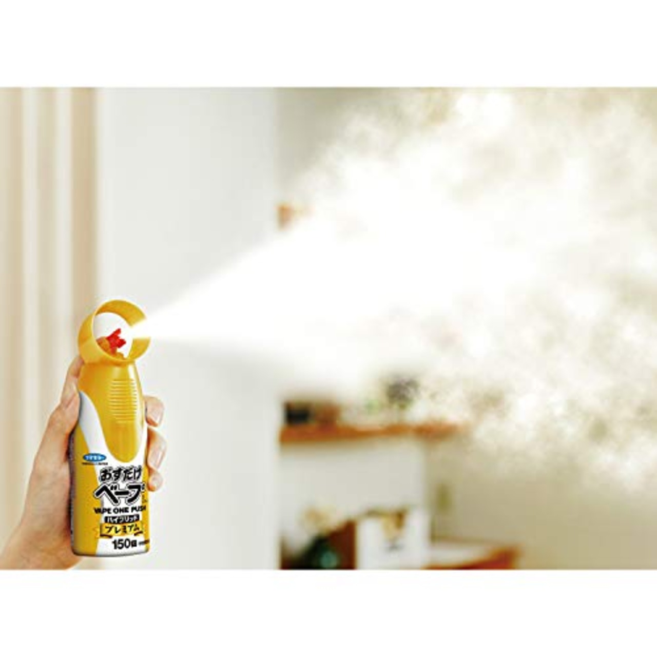 おすだけベープ ワンプッシュ式 虫除け スプレー ハイブリッドプレミアム 150回分 無香料
