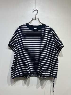 MANON　スピンドルボーダーボックスTEE