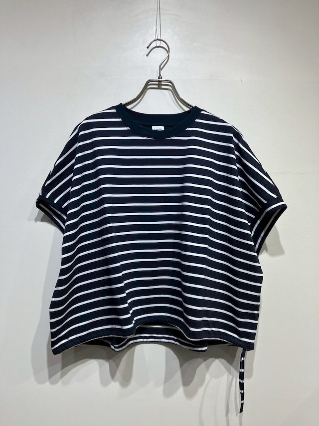 MANON　スピンドルボーダーボックスTEE