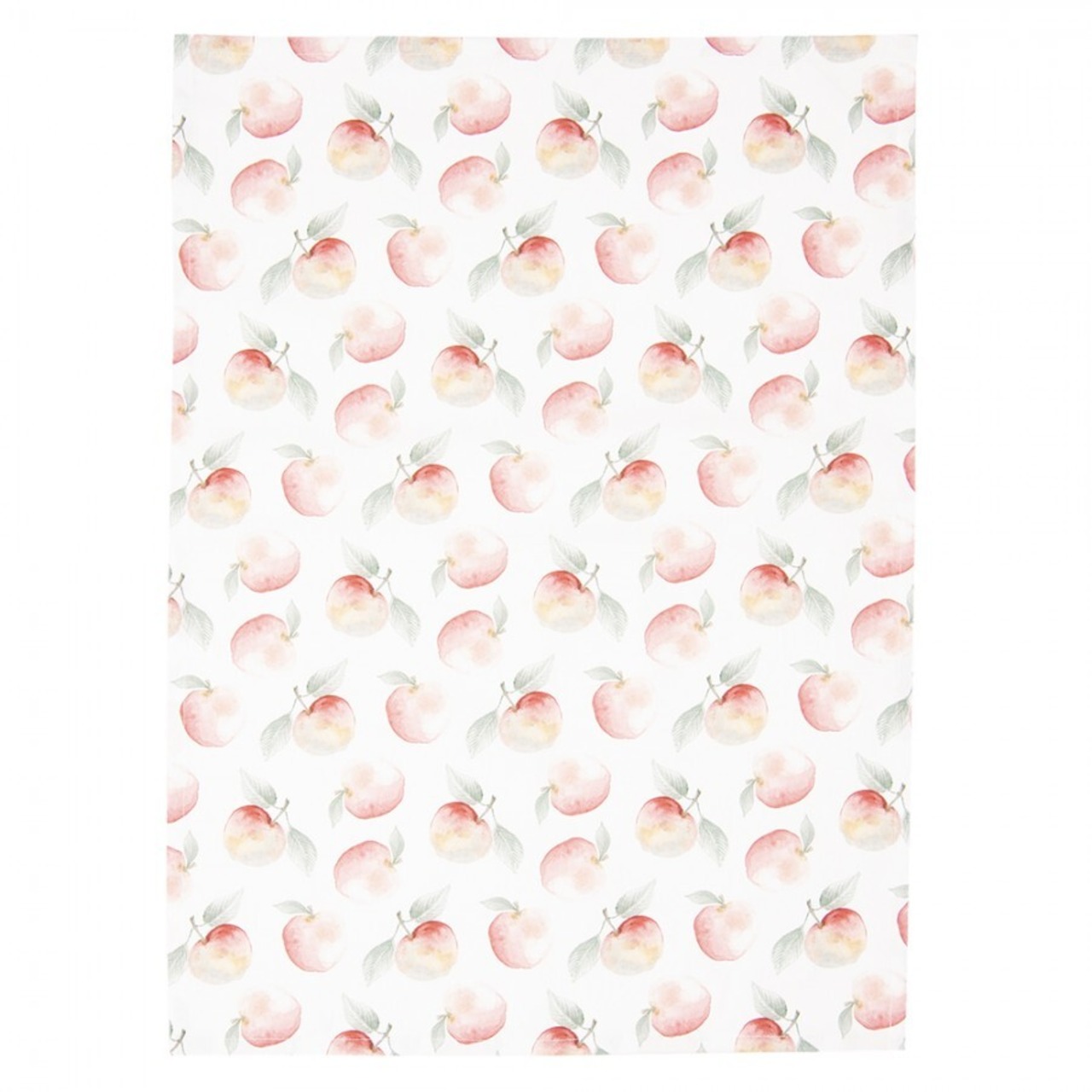 オランダのティータオル 【apple アップル】綿100%  クレア&イーフ Clayre & Eef ループ付き 50x70 cm 花柄 動物柄 ファンタジー 童話の世界 北欧 かわいい 柄 デザイン 動物 森 花 ローズ キッチンクロス キッチンタオル  おしゃれ ふきん コットン