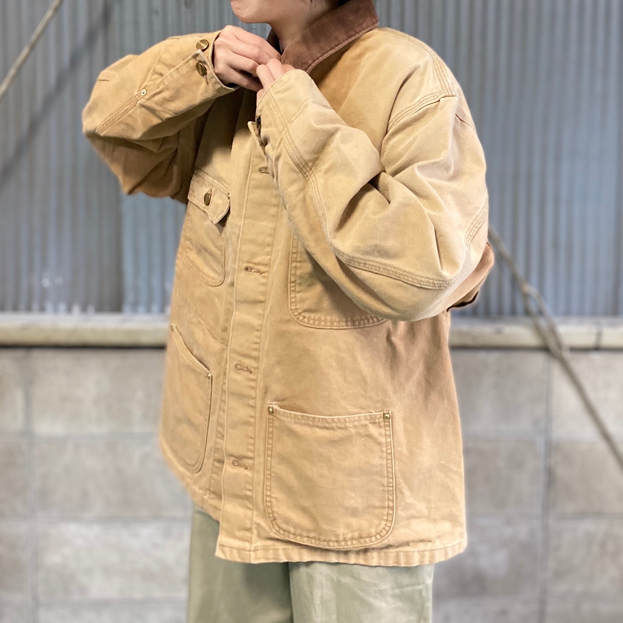 年代 s Carhartt カーハート ダック地 裏地無し ミシガンチョア