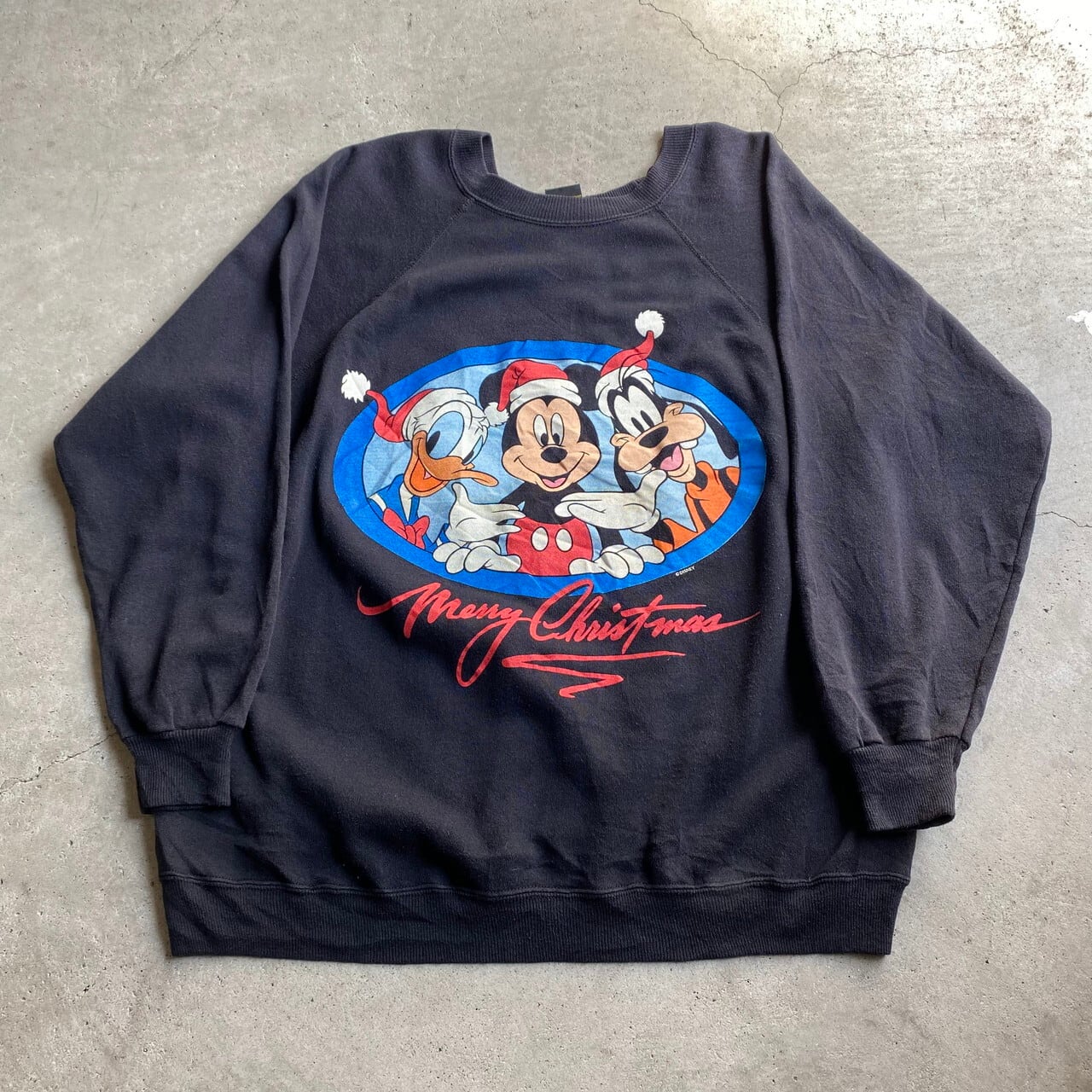 USA製【ヘンリーネックtシャツ 】90sDisneyミッキーグーフィードナルド