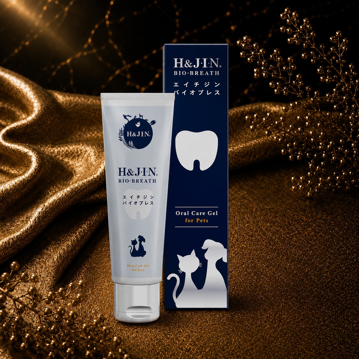 H&J.I.N. BIO-BREATH ペット用オーラルケアジェル 動物用】乳酸菌エイチジンバイオブレス 動物用（40g入り） | ikkosho