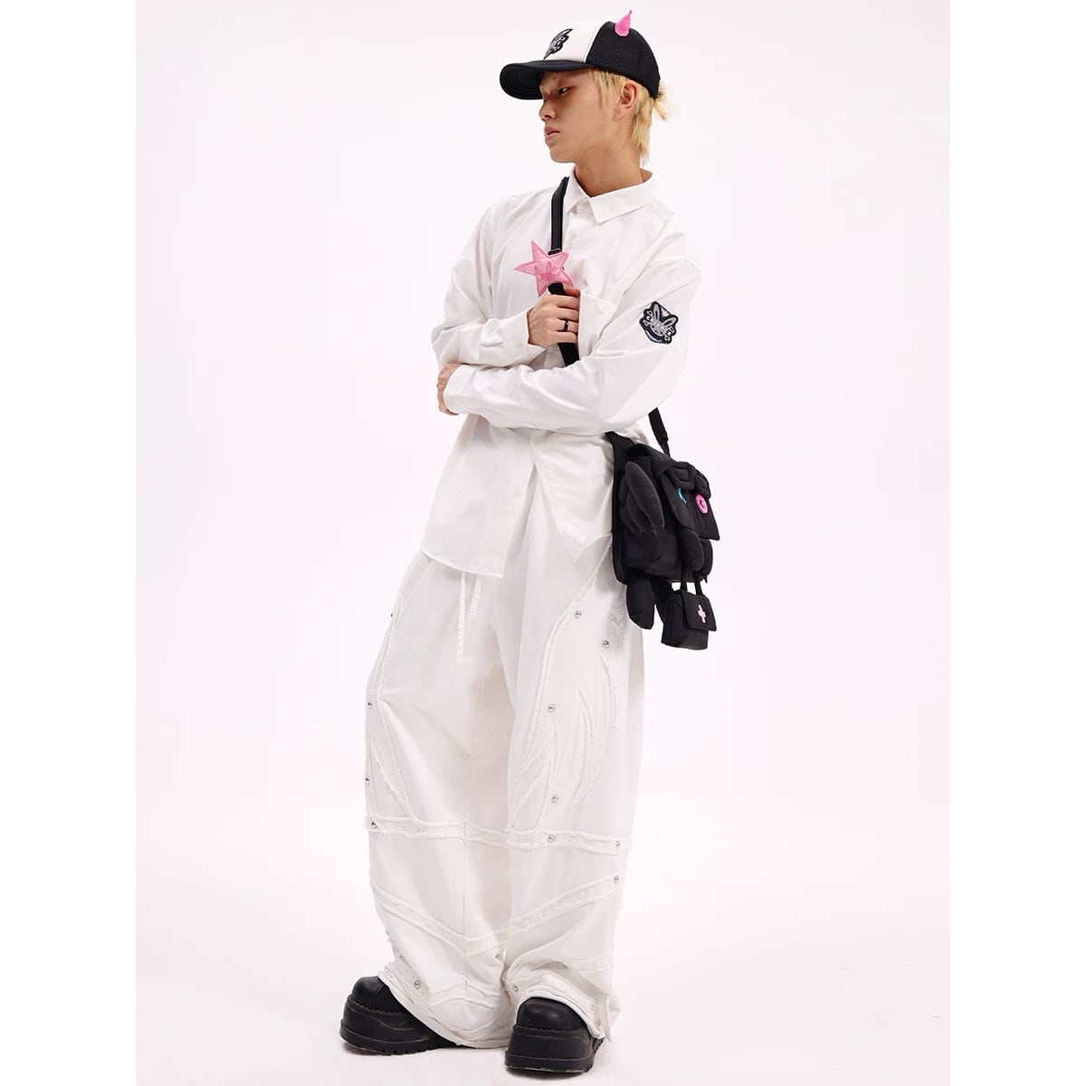 CFIERCE] 24AW Angel Wings Sweatpants | BYORI