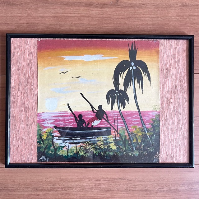 格安sale品✨✨ティンガティンガアート　サービスフレーム付き　原画20×20cm T-y2