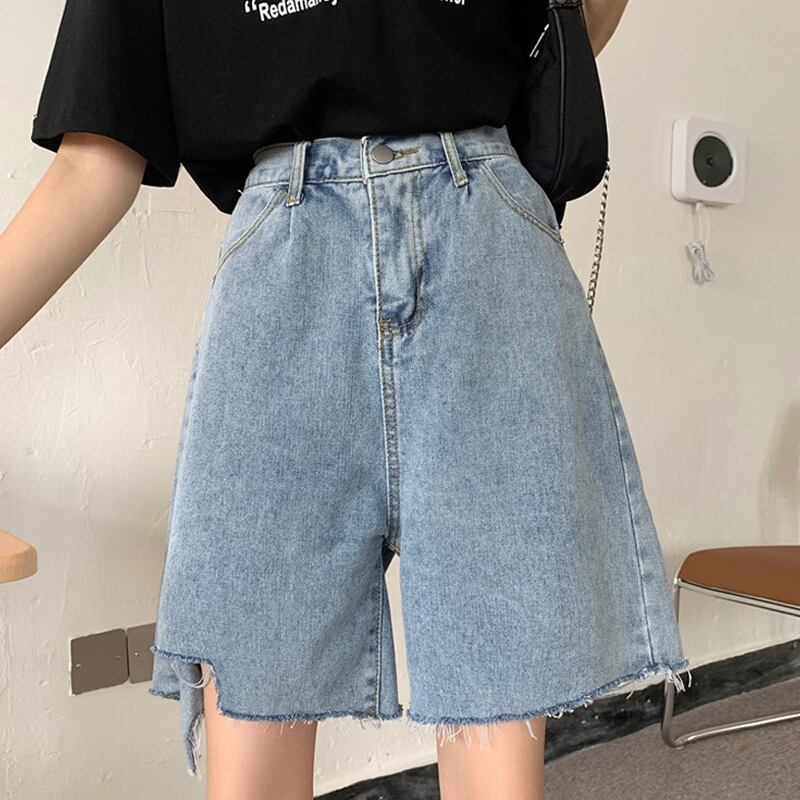 パンツ レディースサマー薄手ルーズショーツ ハイウェスト 夏物 ブルマー スーパーモール61793271065