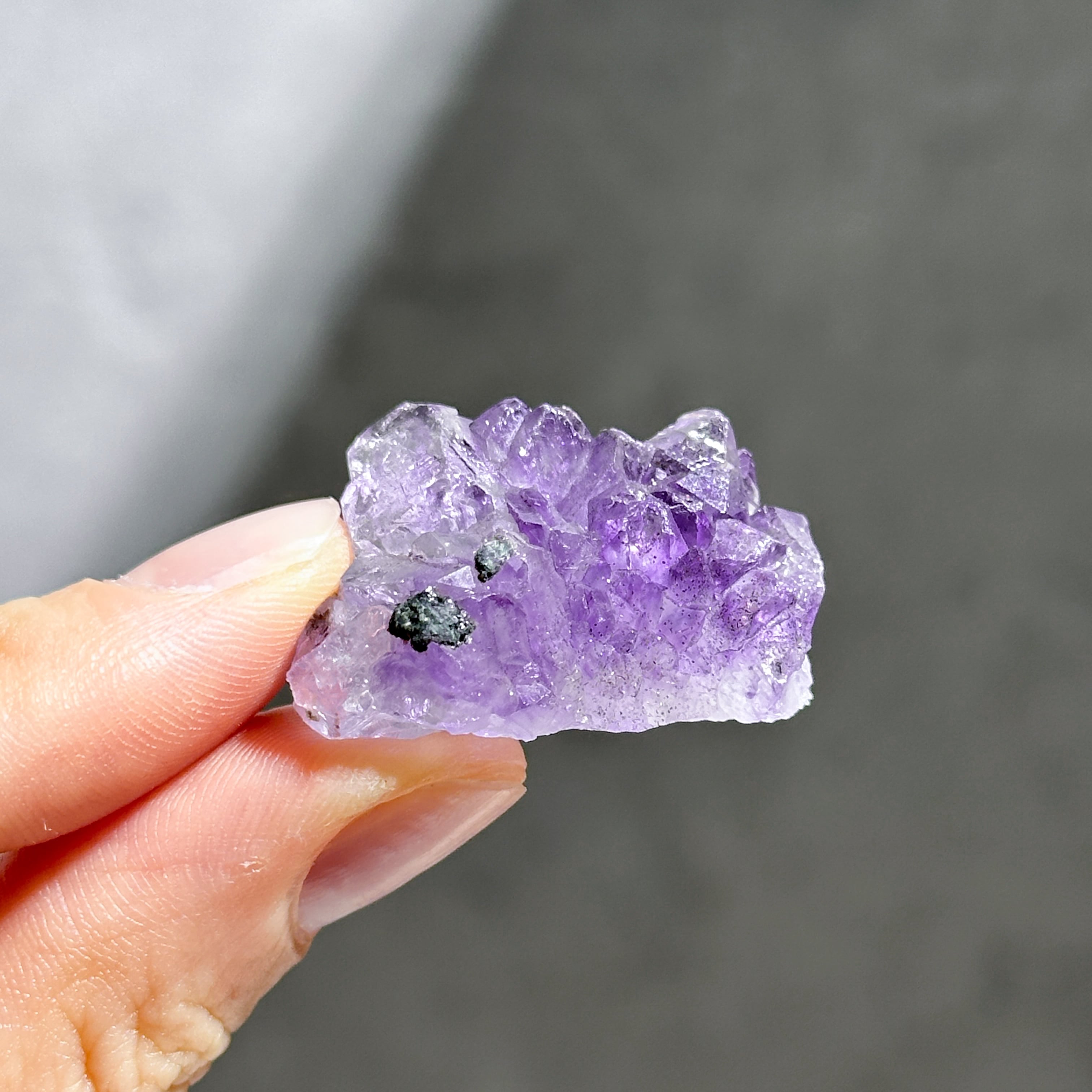 インド・カルール産アメジスト クラスター 33◇ Amethyst ◇天然石