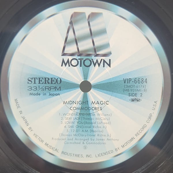 Commodores / Midnight Magic [VIP-6684] - 画像4