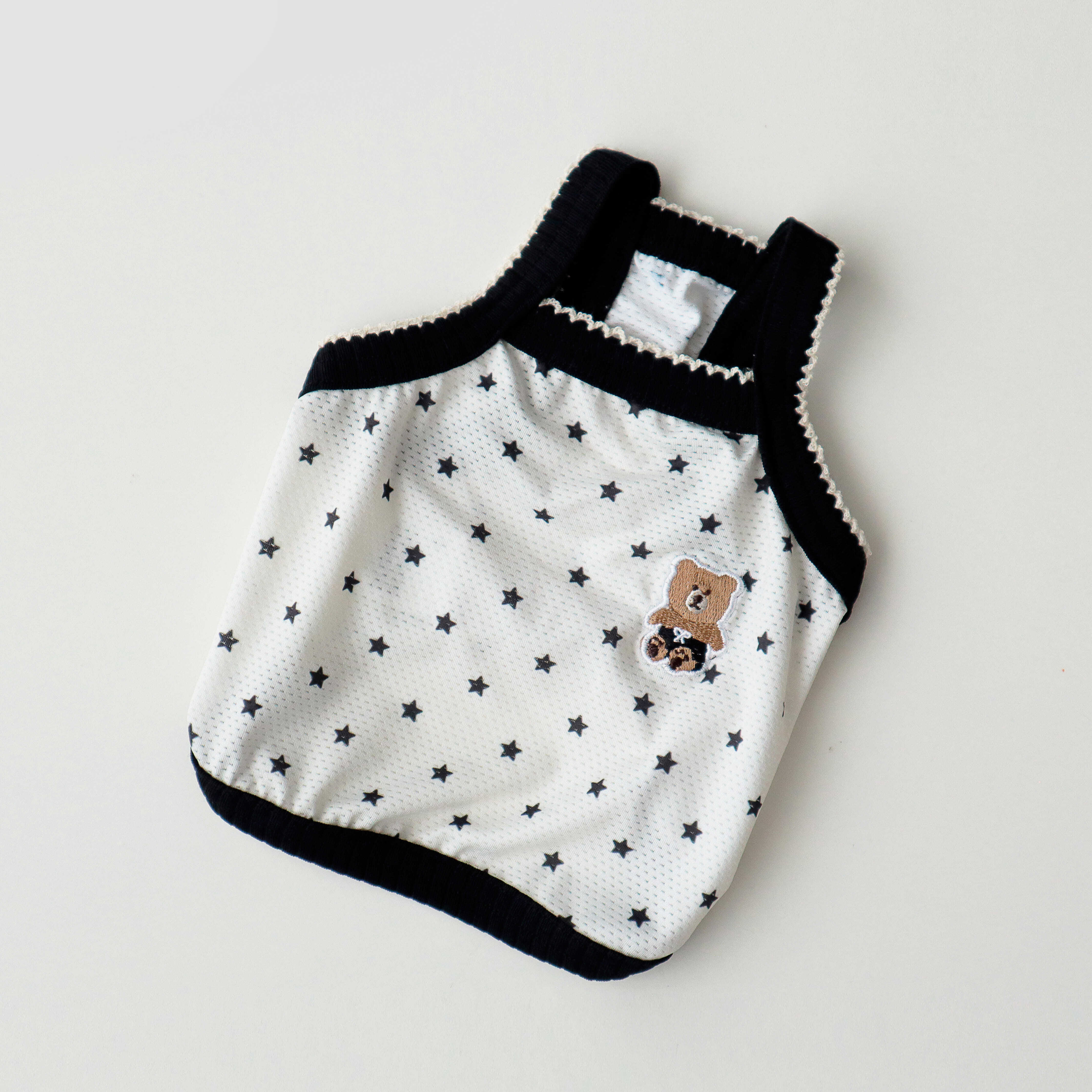 予約【DURANG RURANG】STAR BEAR COOL T (CREAM BLACK)