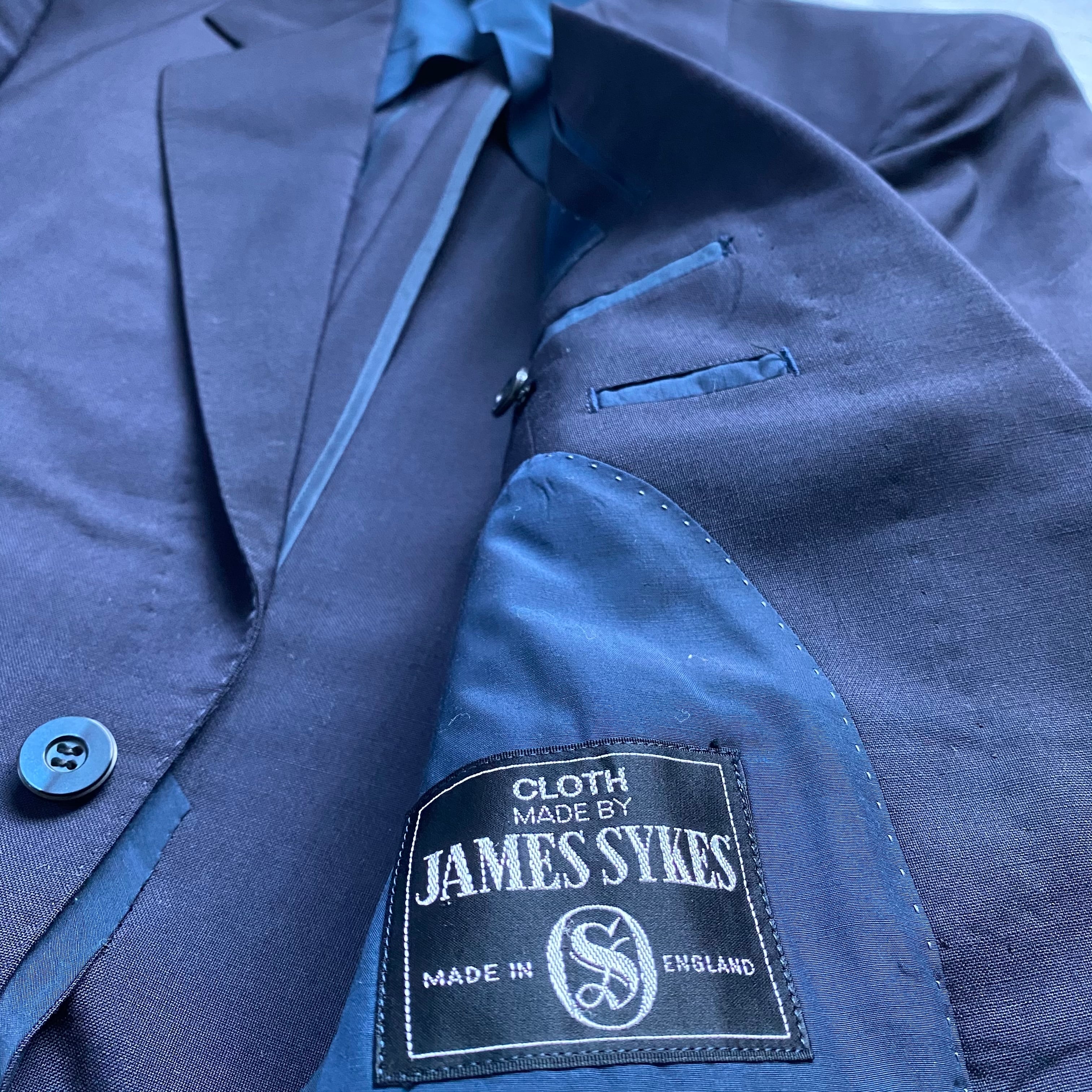 s JAMES SYKES 英国製 スーツ セットアップ 古着 ヴィンテージ