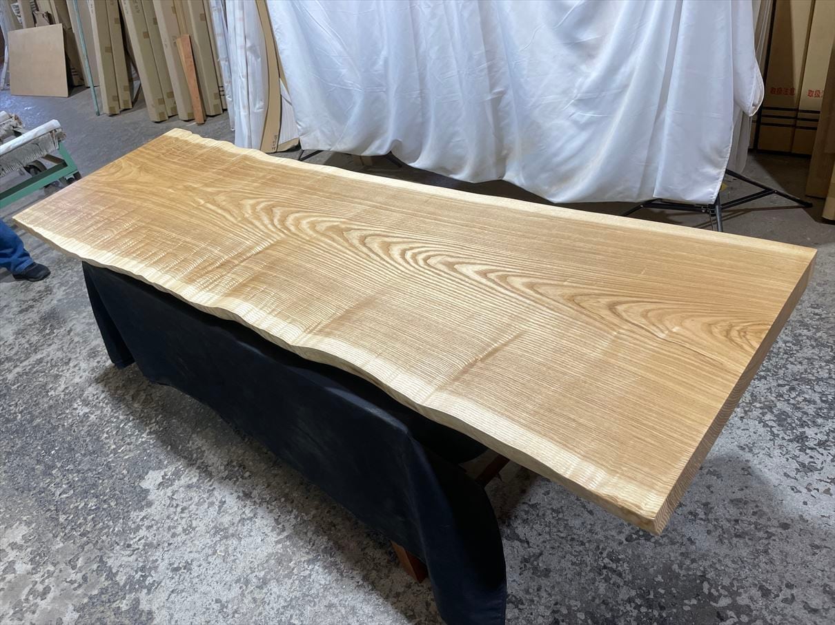 ニレケヤキ3963 上杢 杢木 欅 2260x540‐650x50mm 一枚板 無垢乾燥材