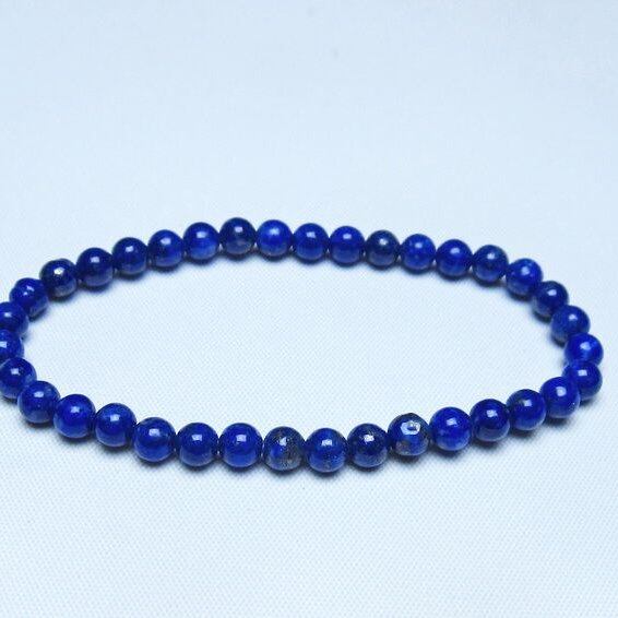 ラピスラズリ ブレスレット 5mm 一点物 メール便可 [M便 1/10] 111-48427