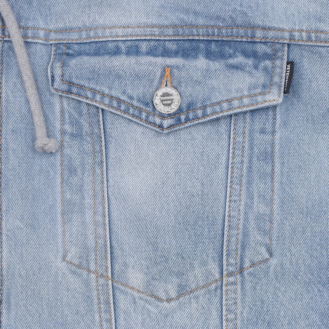 VETEMENTS】DENIM JACKET WITH DETACHABLE HOOD | AYIN VETEMENTS】DENIM JACKET WITH DETACHABLE HOOD | AYIN