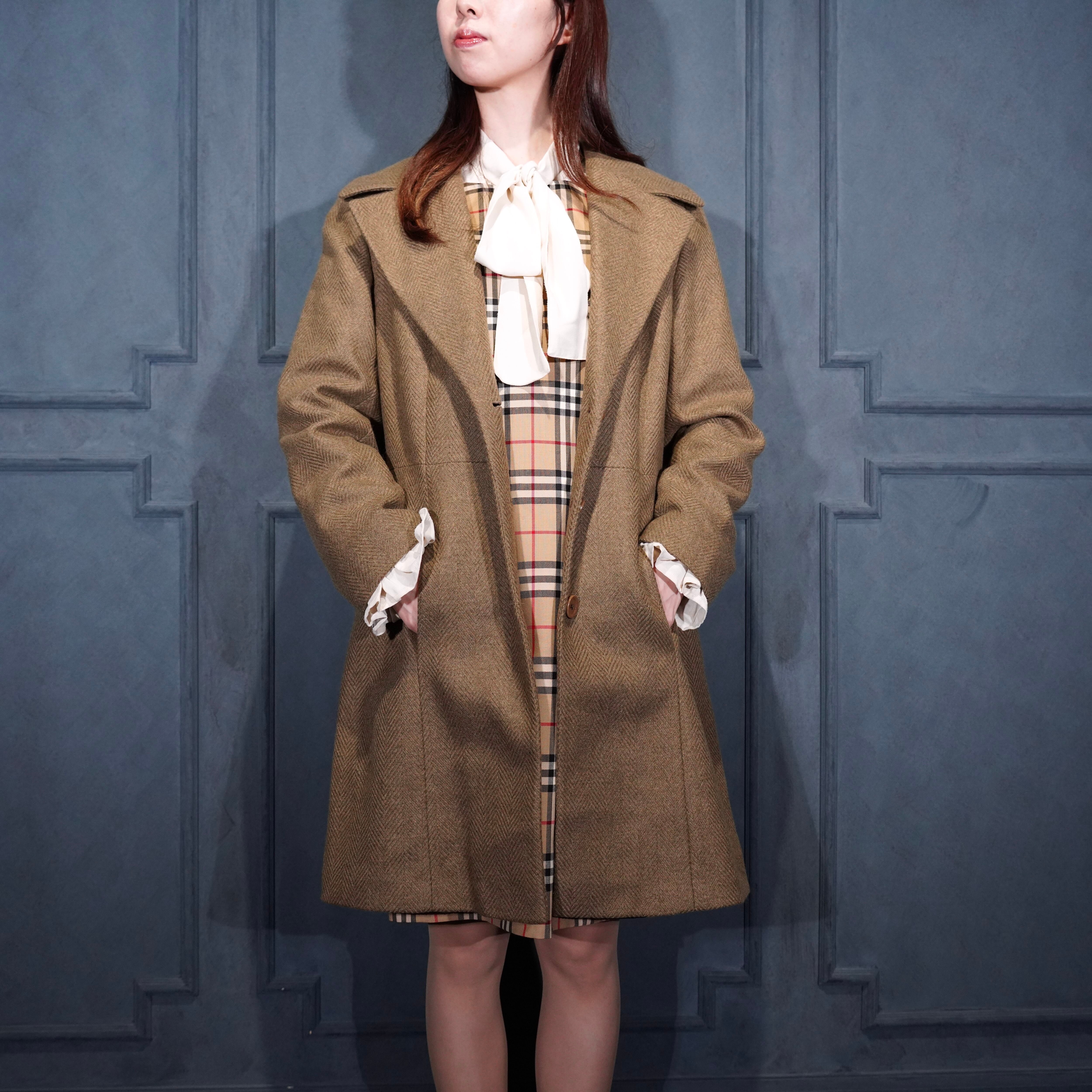 LOEWE MADRID CASHMERE100% CHESTERFIELD COAT MADE IN ITALY/ロエベ