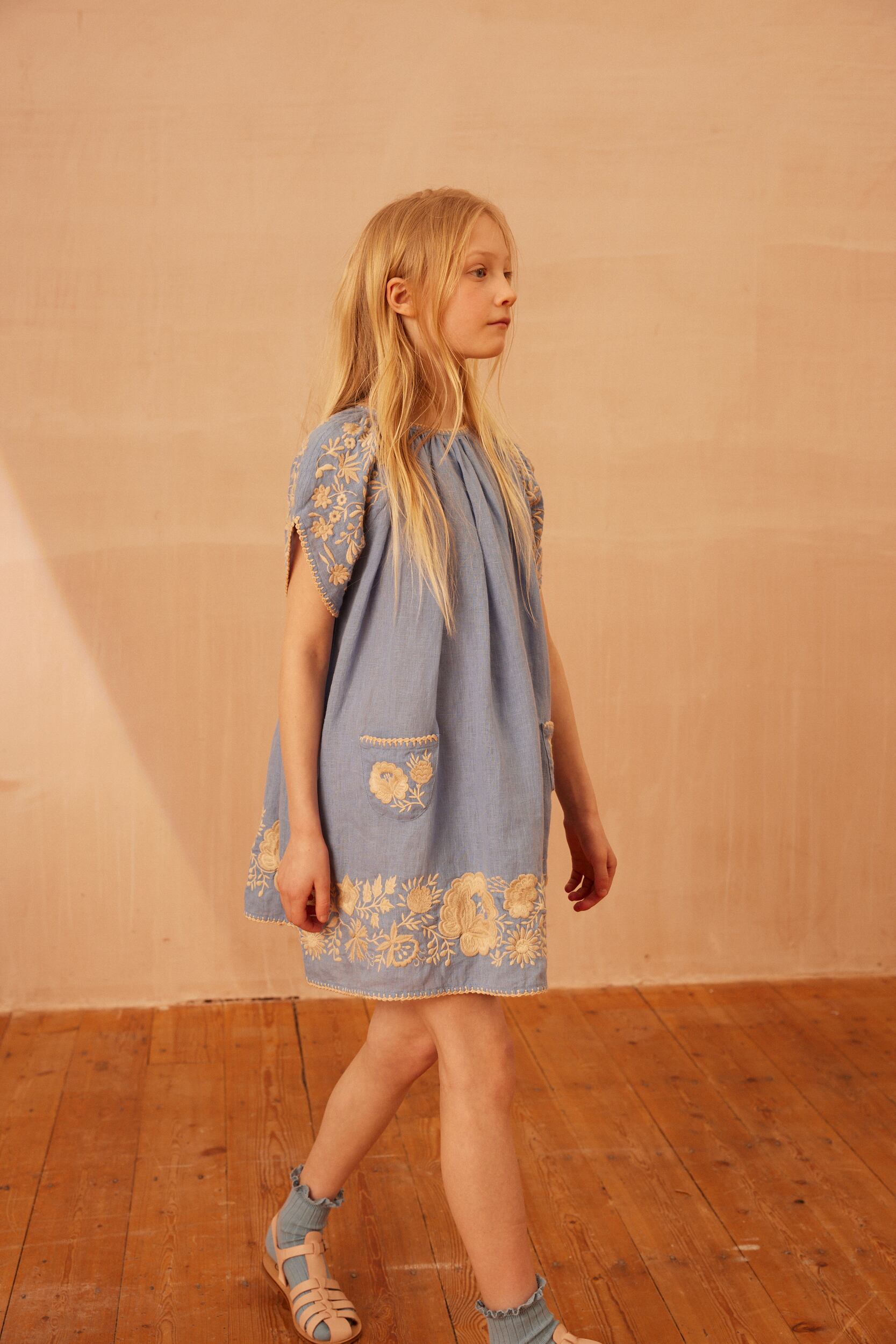 Apolina FAY DRESS - CORNFLOWER *3/3(月)以降発送予定商品になります  
