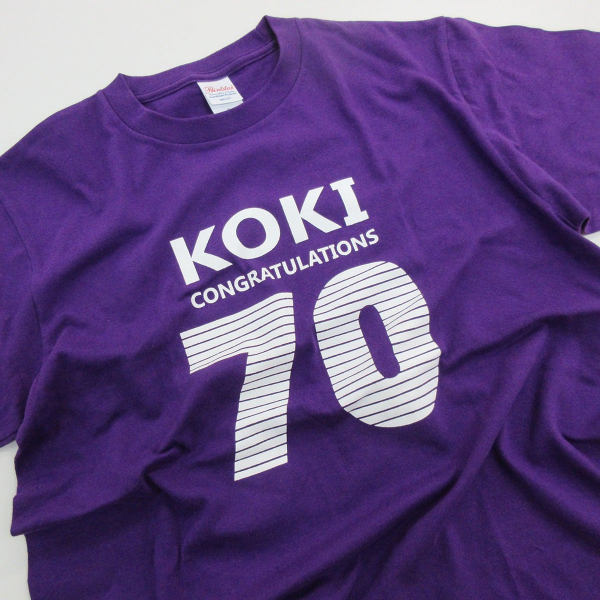 古希祝い KOKI デザイン Tシャツ ms17 古希 お祝い 父 母 ギフト プレゼント 70歳