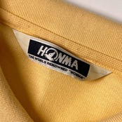 HONMA ホンマ 本間ゴルフ 半袖 ポロシャツ/イエロー メンズ スポーツ