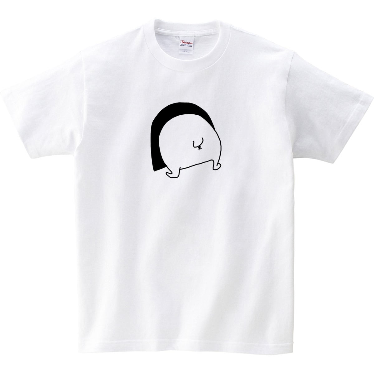 おしり プリプリ フレブル Tシャツ dog68 犬 ブヒ フレンチブルドッグ 服 ゆるい ユニーク イラスト おもしろ Tシャツ