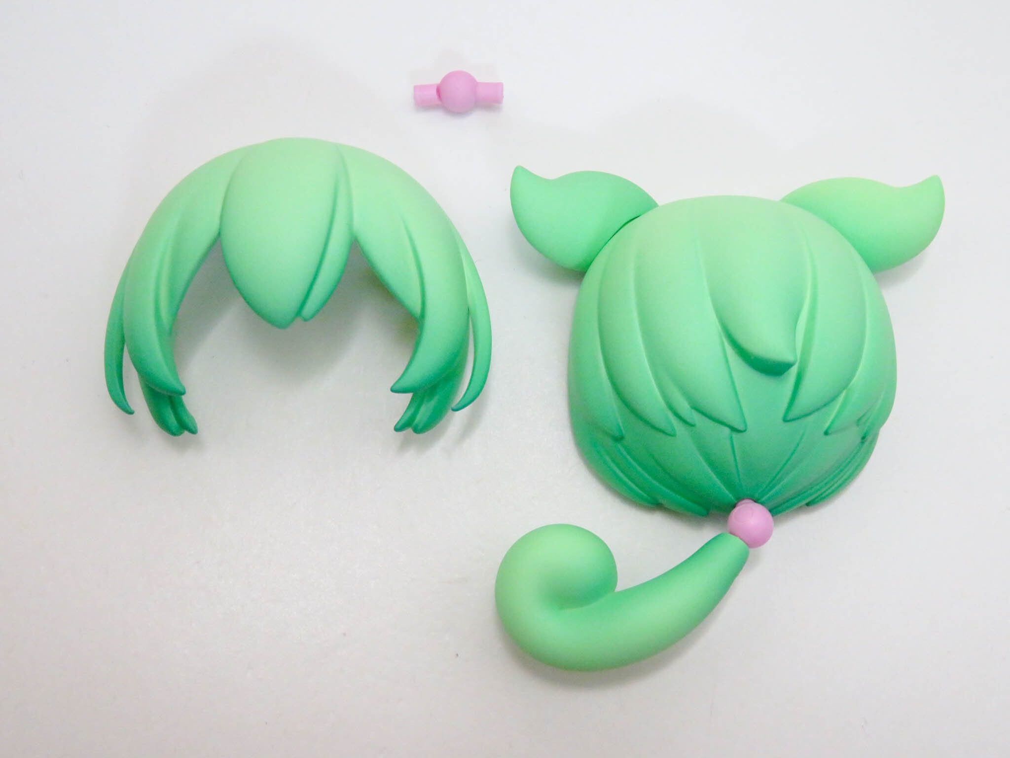 【2850】 ずんだもん 髪パーツ ポニーテール ねんどろいど