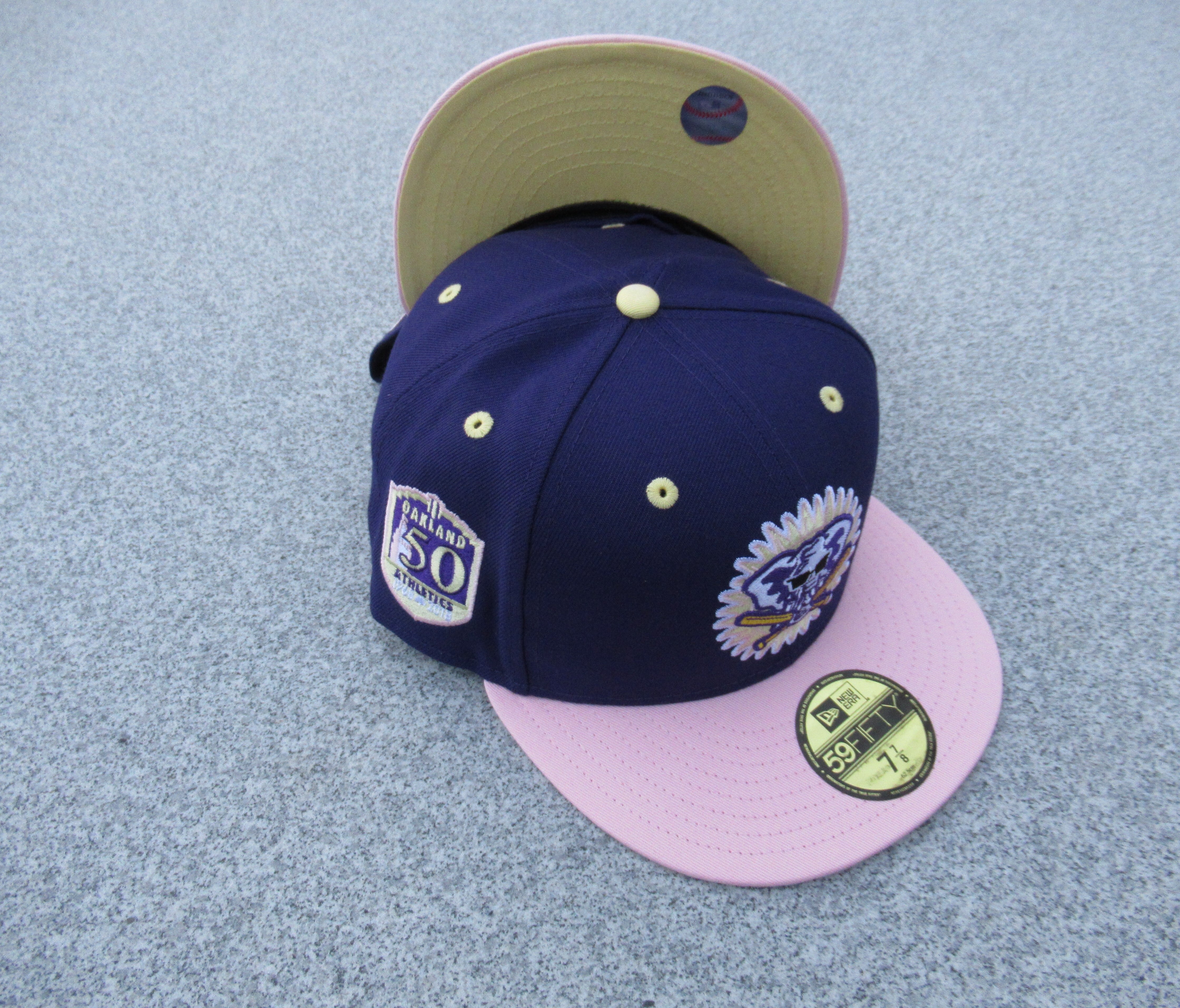 Exclusive NEW ERA 59fifty Oakland Athletics　オークランド・アスレチックス　Purple/Pink |  date plouc world powered by BASE