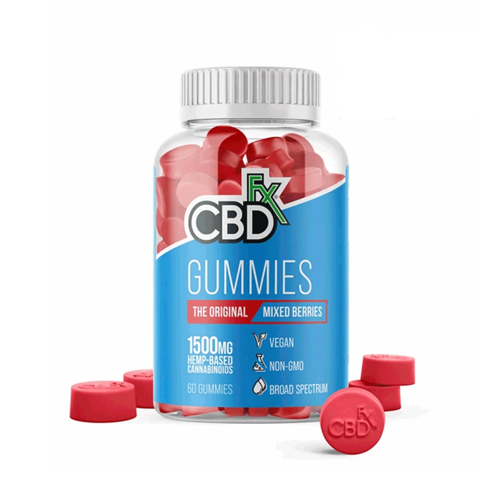<CBDfx>CBDグミ(1500mg) ミックスベリー / 60粒入り(CBD25mg/1粒)
