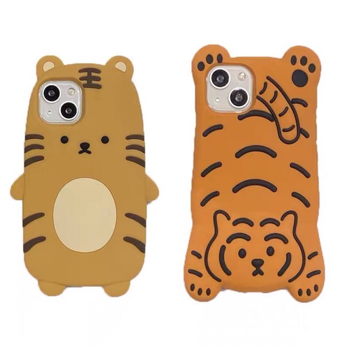 iPhoneケース iPhone13 iPhone12 トラ 虎 干支 アニマル ゆるキャラ かわいい 2063