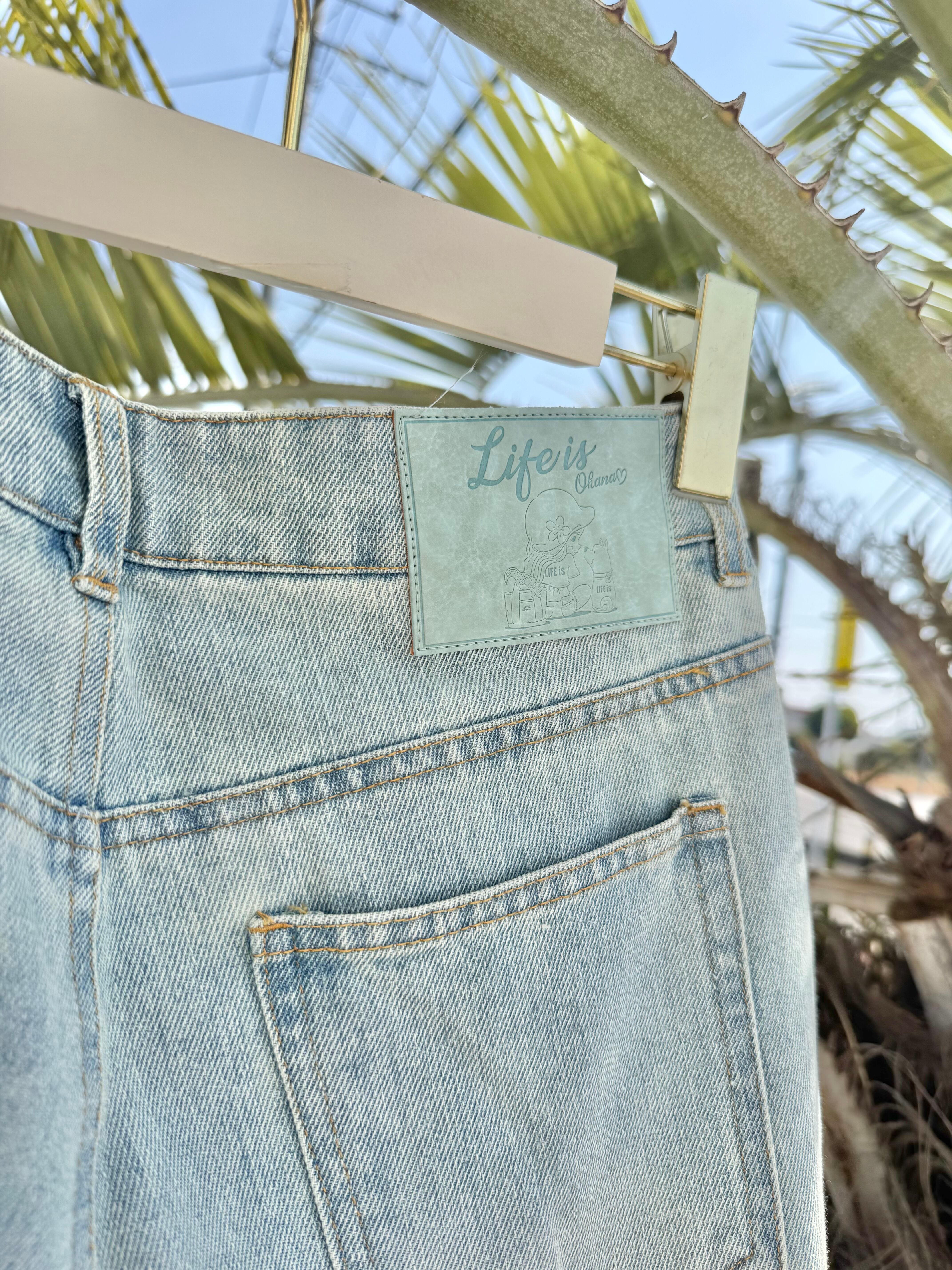 【レディース】レースダメージデニム ¥9,600(10,560)