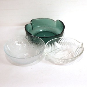 ガラス皿・盛皿・食器・3点セット・No.200815-099・梱包サイズ60