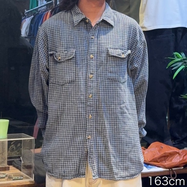 WOOL RICH  ヘビーネルシャツ　L