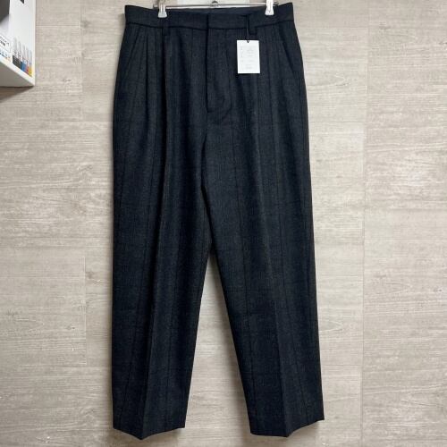 Stein シュタイン ST.413-2A Ex Wide Tapered Trousers ワイドテーパードトラウザーズ sizeS グレー  【中目黒B2】 | ブランド古着Brooch powered by BASE