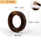 【木製 インテリア 生活雑貨】タッセル カーテンタッセル カーテンタイバックル シンプル おしゃれ 北欧テイスト ライトブラウン ダークブラウン リビング 寝室