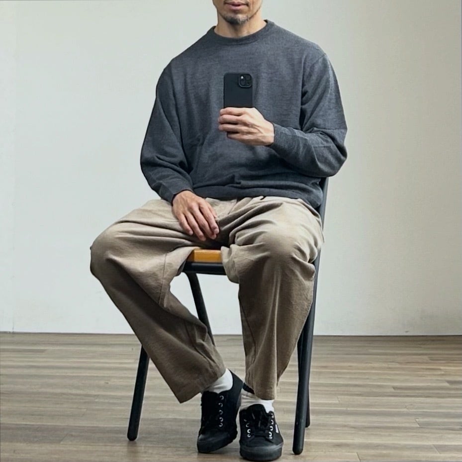 25AW》【STILL BY HAND】12G SILK MIXED PULLOVER スティルバイハンド