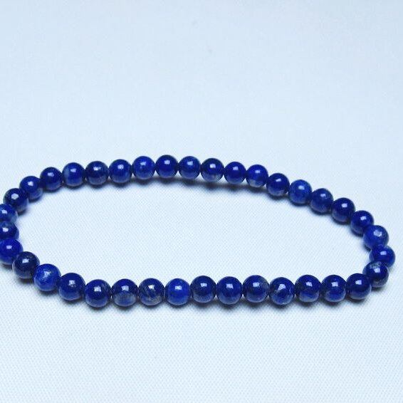 ラピスラズリ ブレスレット 5mm 一点物 メール便可 [M便 1/10] 111-48457