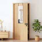 コストコ再販商品 7Life ドア掛けミラー 割れない 鏡 90 x 30cm ナチュラル
