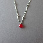 琉球ガラスのひと粒ネックレス 42cm