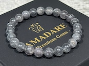 No.1654【SS】ブラック花火スーパーセブンブレスレット