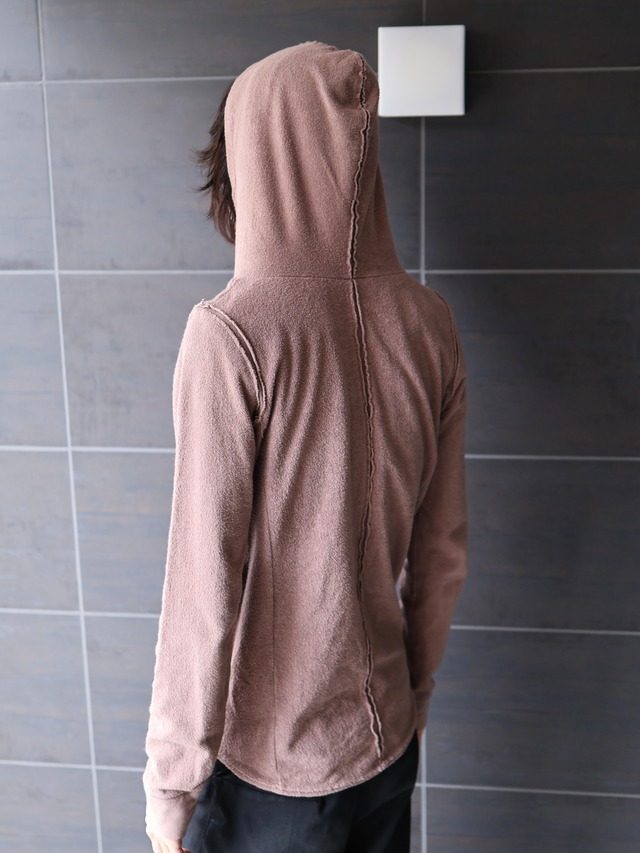 【ripvanwinkle】towel zip up hoodie