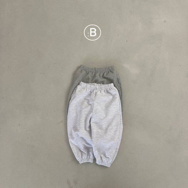 【予約　2024 spring】kids：minimal jogger pants〔ミニマルジョガーパンツ〕　bellabambina