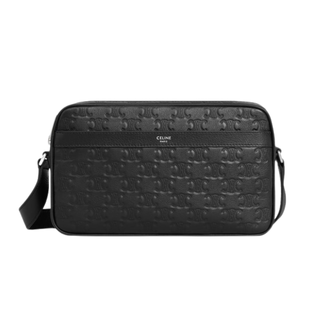 CELINE ミディアム メッセンジャー / トリオンフ エンボス加工カーフスキン