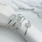 Horizon / Sea Glass Bangle Rough